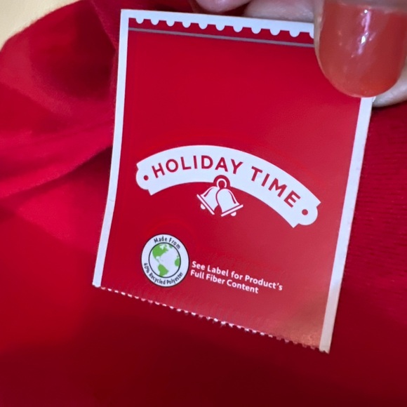 Ugly Christmas Men's 'Gold Buckle Santa' Short Sleeve T-Shirt Red Size M (38-40) - Picture 5 of 16